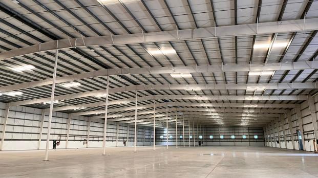 Interior empty warehouse