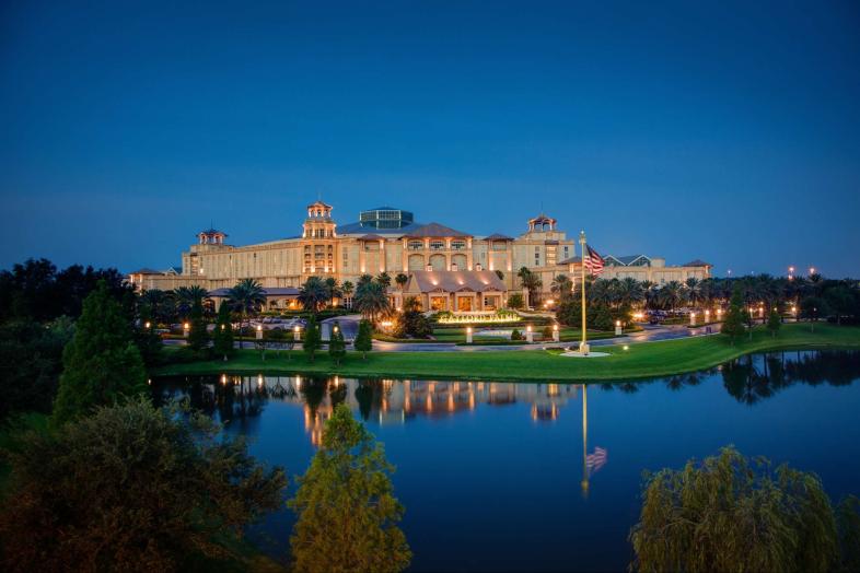 Photo of the interior of the Gaylord Palms Resort and Convention Center in Orlando Florida USA