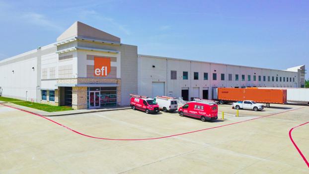 EFL facility with different trucks